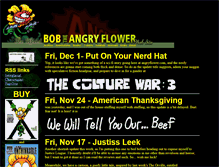 Tablet Screenshot of angryflower.com